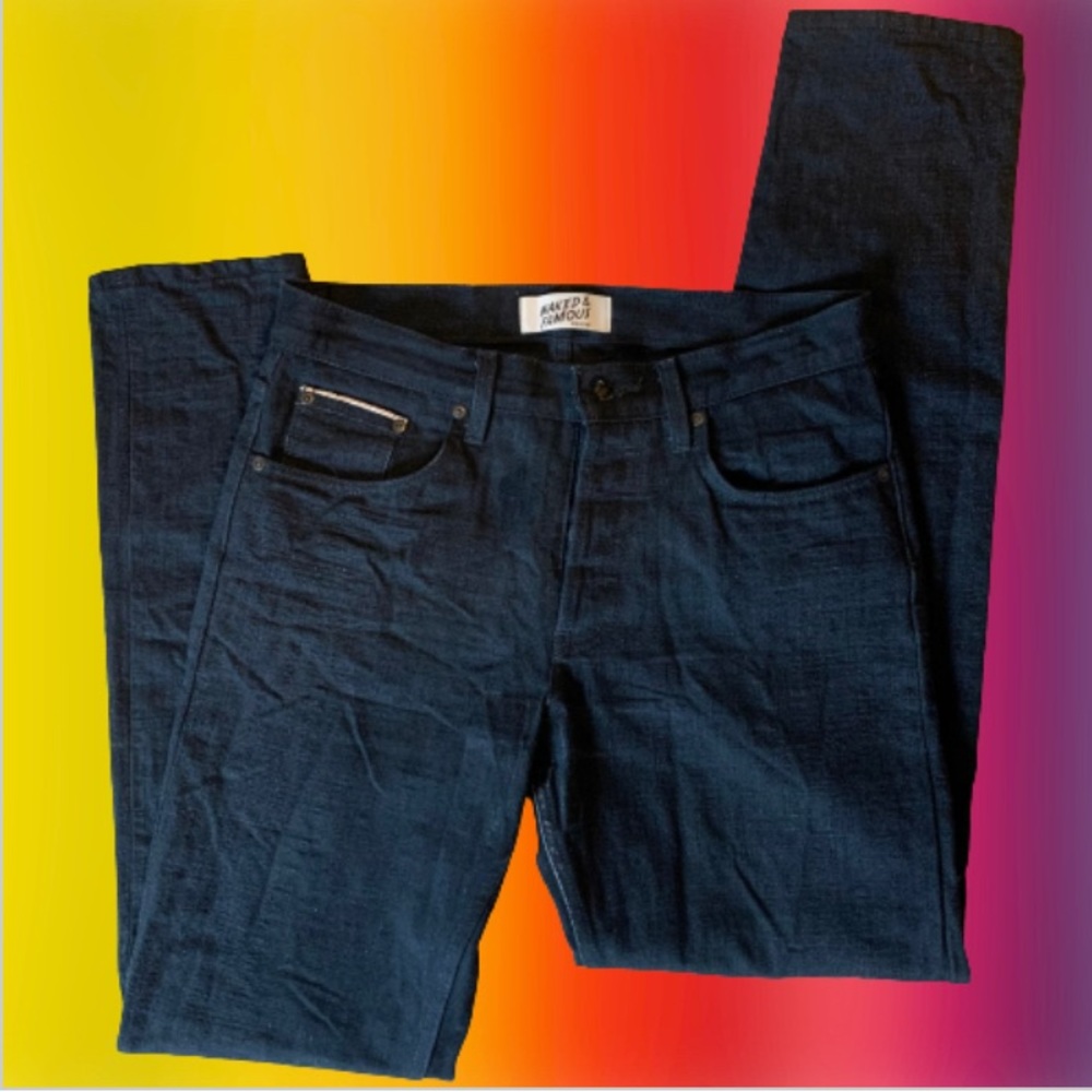 Naked & Famous Denim Japan Heritage Black Jeans